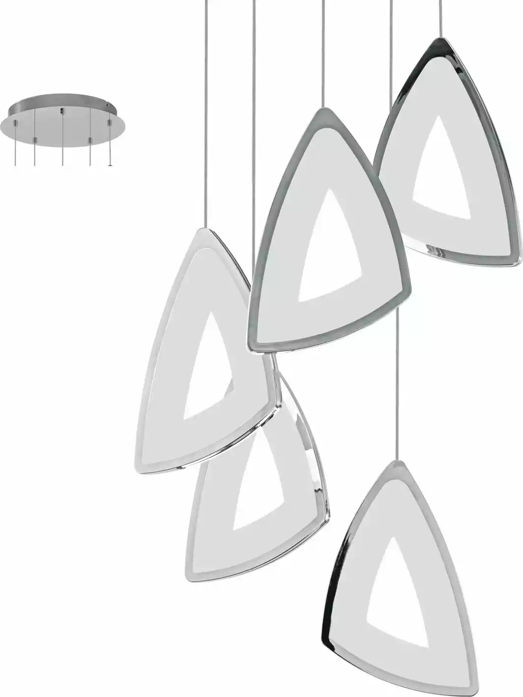 Eglo Lampa wisząca LED 5x6W AMONDE 95219