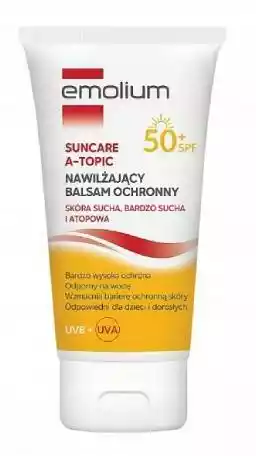 Emolium Suncare A-Topic Nawilżający balsam ochronny SPF50+ 150ml