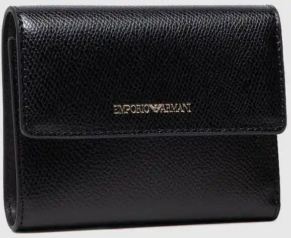 Emporio Armani Mały Portfel Damski Y3H185 YH15A 81386 Czarny