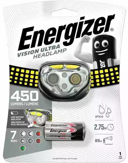 Energizer Latarka czołowa Vision Ultra Zółty