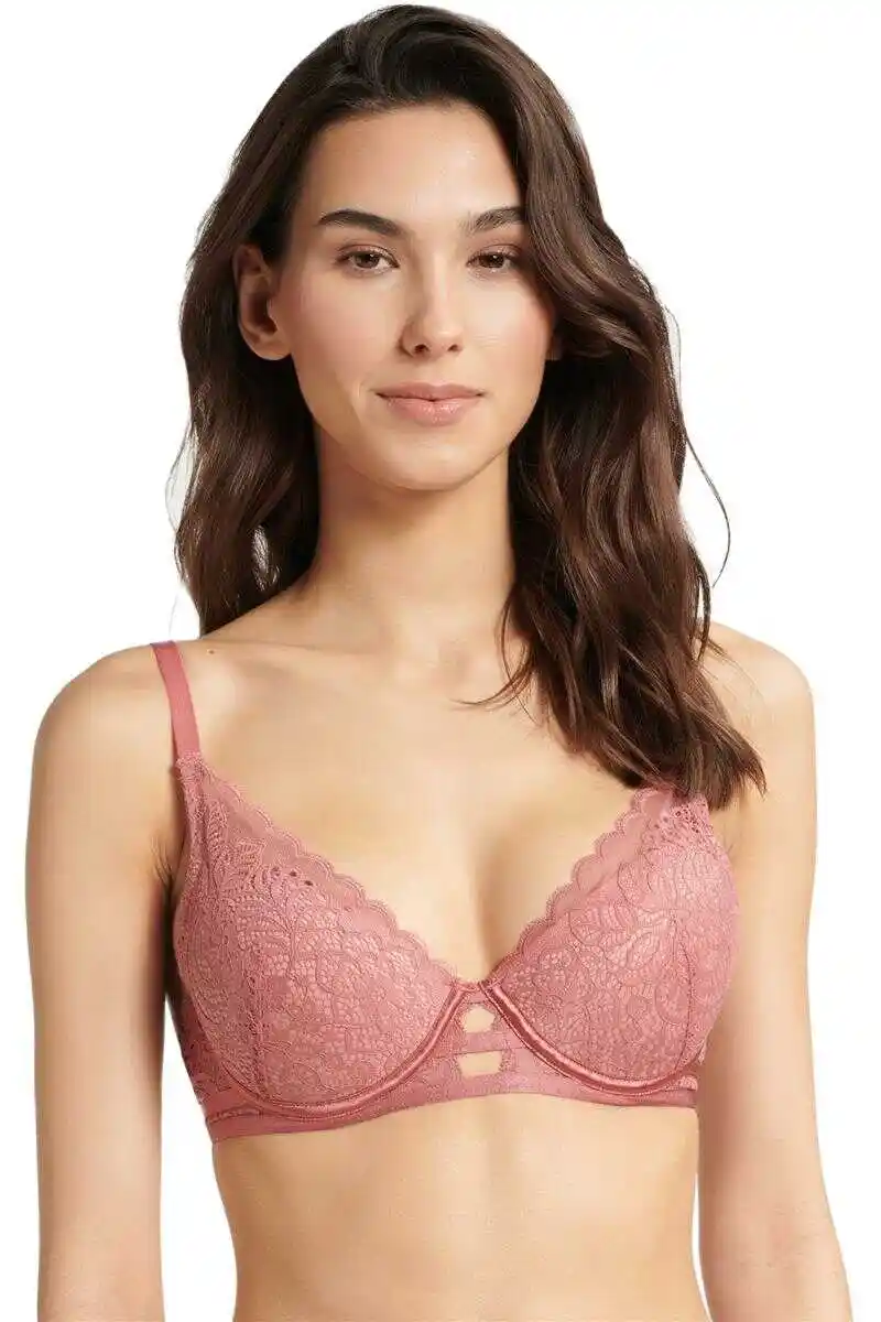 Esotiq Henderson Ladies Hint8 40659 rose biustonosz push-up