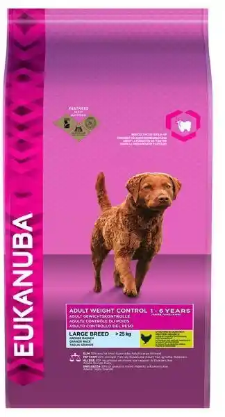 Eukanuba adult large breed weight control chicken 15kg