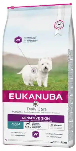 Eukanuba Daily Care Adult Sensitive Skin - 12 kg