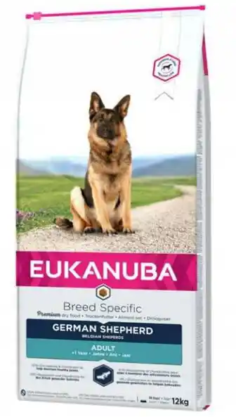 Eukanuba Dog Dry Breed Specific All German Shepherd Chicken 12 kg - sucha karma dla psów rasy Owczarek Niemiecki,12kg