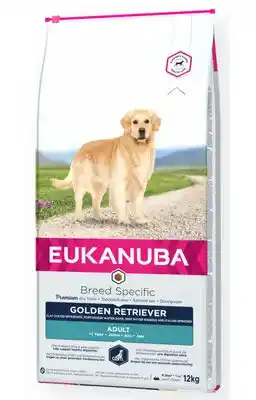 Eukanuba Dog Dry Breed Specific All Golden Retriever Chicken 12 kg - sucha karma dla psów rasy Golden Retriever, kurczak 12kg