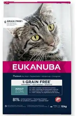 Eukanuba Karma dla kota Grain Free Adult Łosoś 10 kg sucha