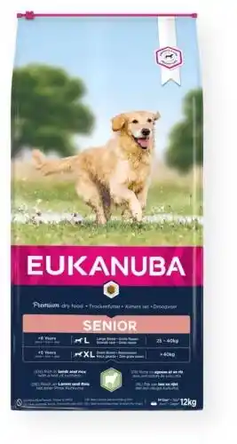 Eukanuba Senior Large & Giant Breed, jagnięcina i ryż - 12 kg