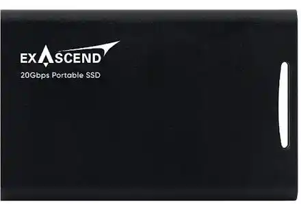 Exascend EXU2S3M01TP0B - przenośny dysk do smartfona, 1TB, czarny