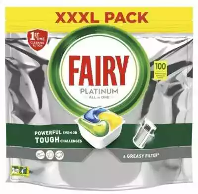 Fairy Kapsułki do zmywarek Platinum All In One Lemon - 100 szt.