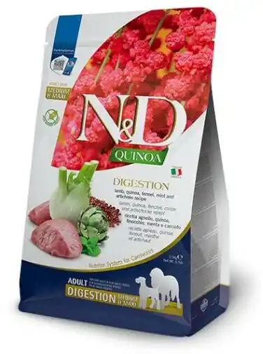 Farmina N&amp;D QUINOA DIGESTION LAMB&amp;FENNEL Adult Dog Medium&amp;Maxi 7kg