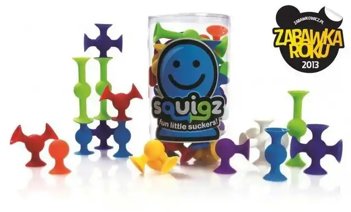 Fat Brain Toy Co Przyssawki Squigz Silikonowe Klocki 22el