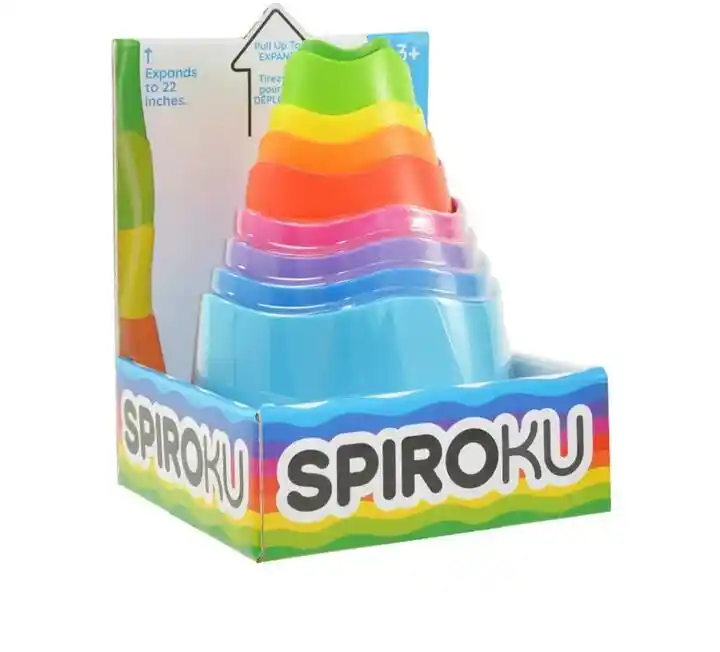 Fat Brain Toys Wieża piramida Spiroku kolorowa