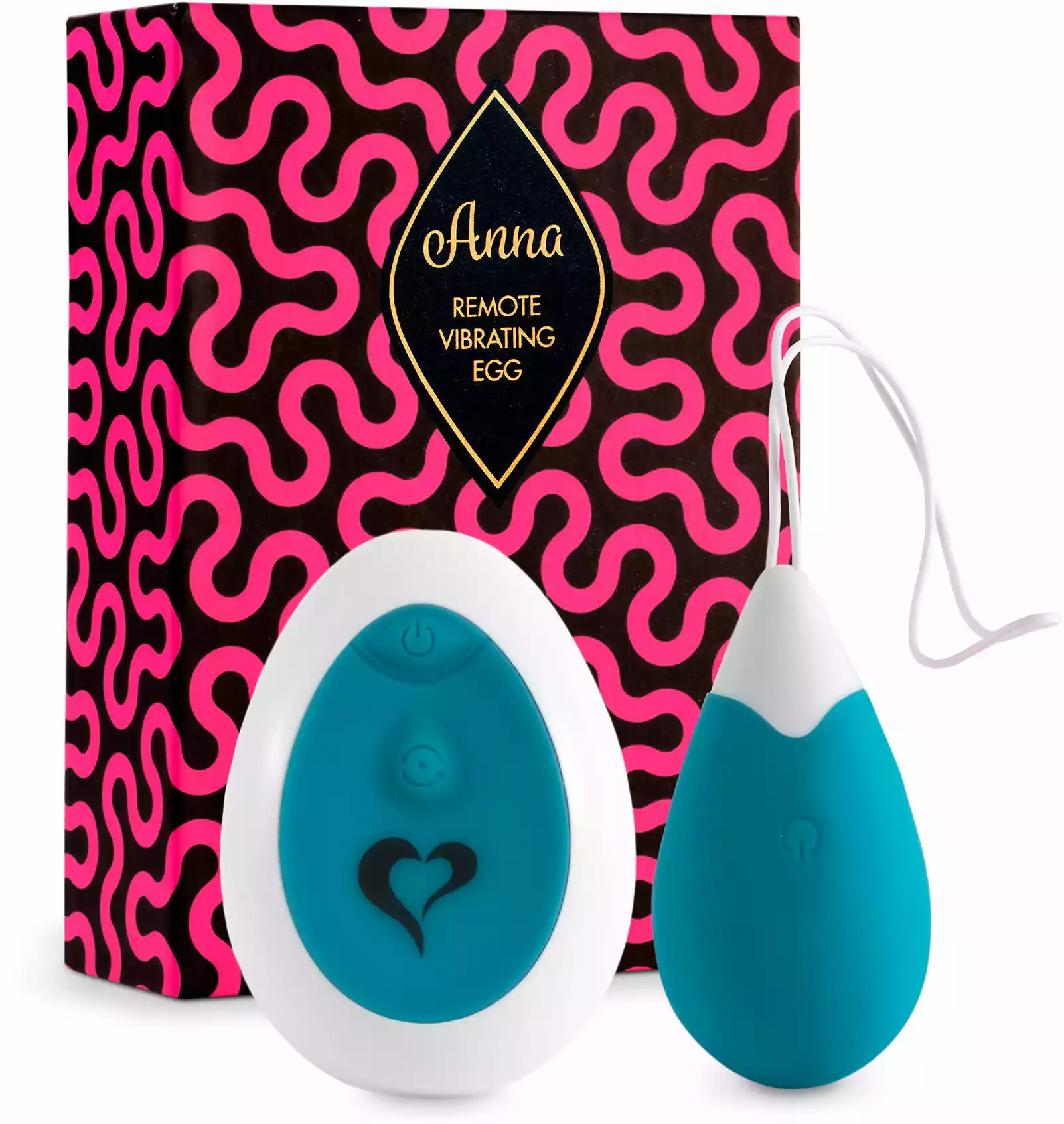 Feelztoys Anna Vibrating Egg Remote Deep Green