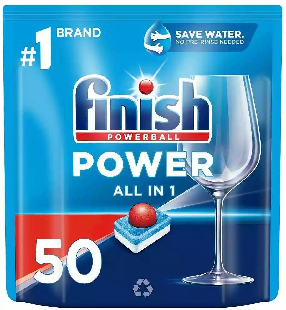 Finish Power All in 1 tabletki do zmywarki Fresh 50szt