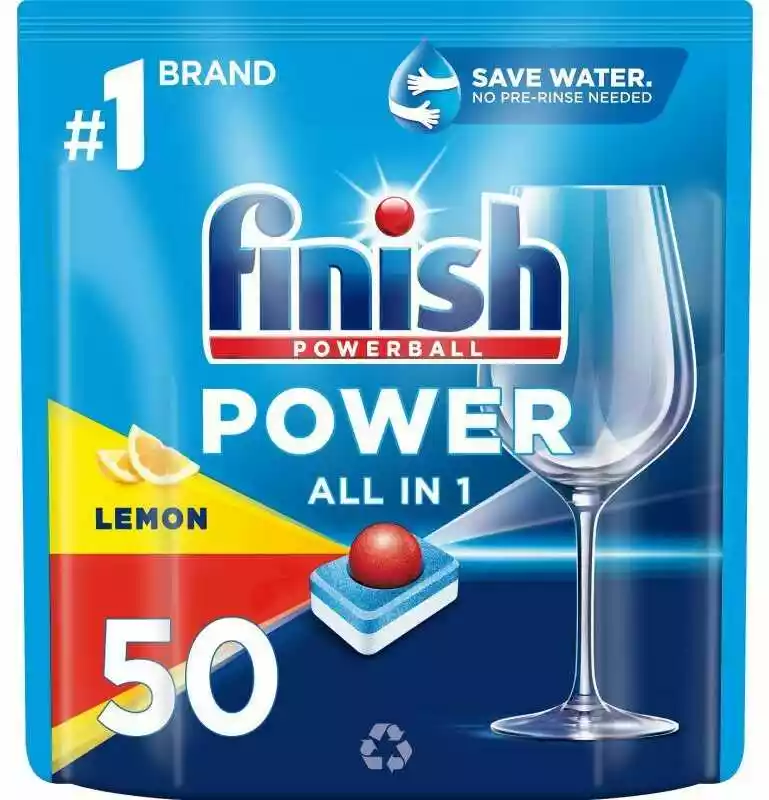 Finish Power All in 1 tabletki do zmywarki Lemon 50szt