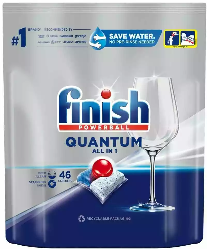 Finish Quantum All in 1 kapsułki do zmywarki Fresh 46szt