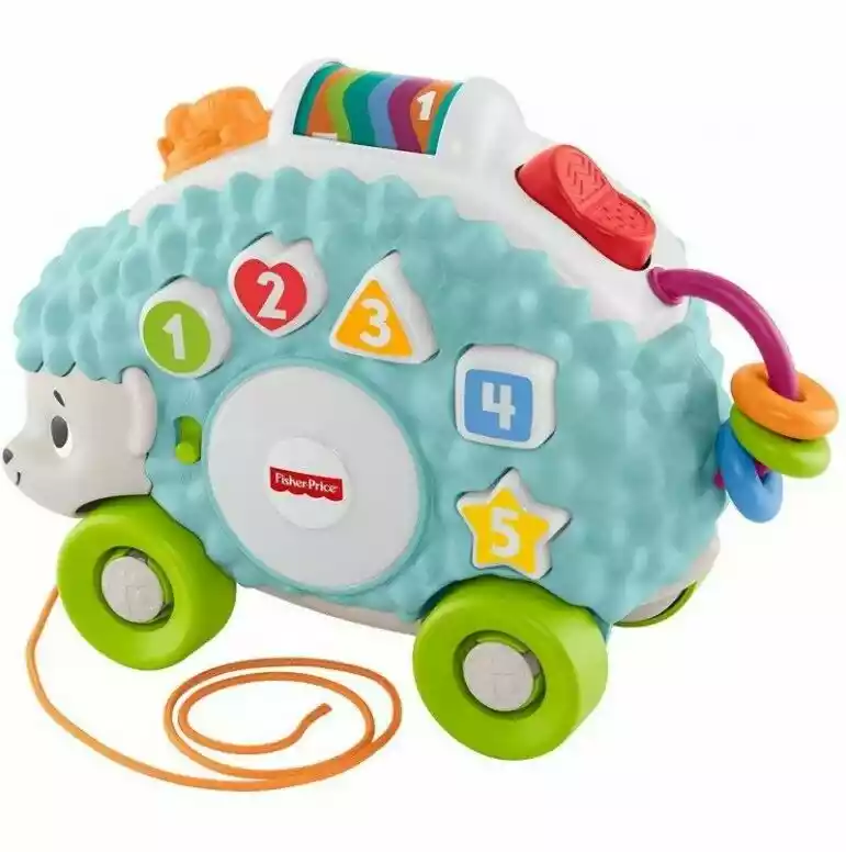 Fisher-Price Linkimals Interaktywny Jeż do ciągnięcia ze światełkami i dźwiękami wer. PL GJB11