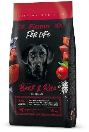 Fitmin For Life Beef & Rice 12kg