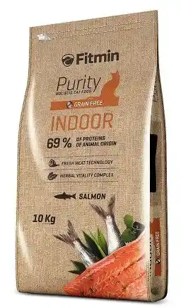 Fitmin Karma dla kotów Cat Purity Grain Free Indoor ryby 10 kg sucha