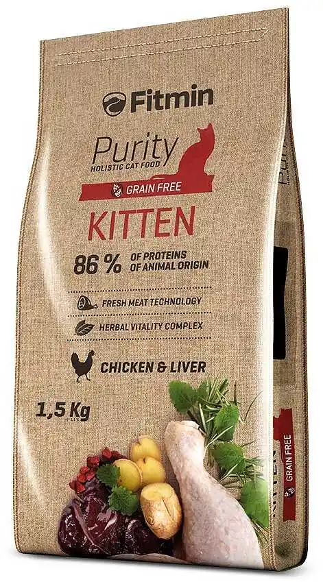 Fitmin Purity Kitten 1,5kg karma sucha