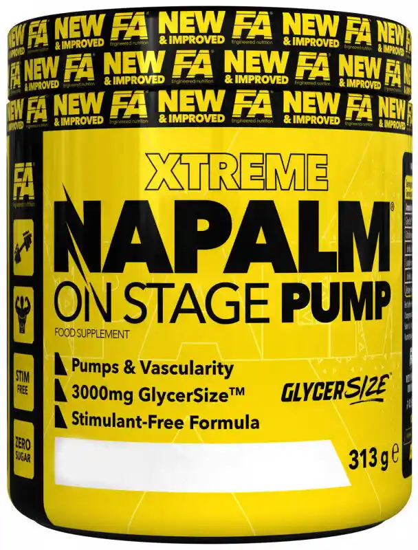 Fitness Authority FA Xtreme Napalm On Stage Pump 313g Mango Lemon