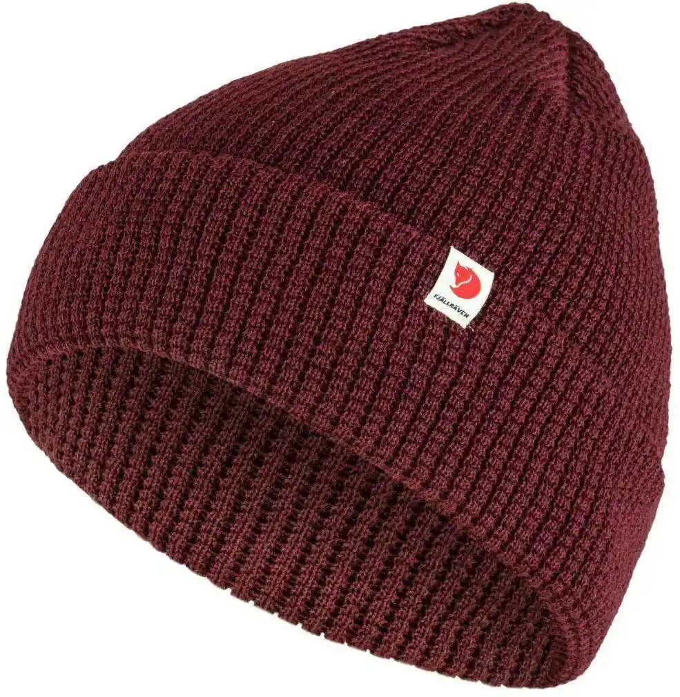 Fjallraven Czapka dzianinowa Tab Hat dark garnet