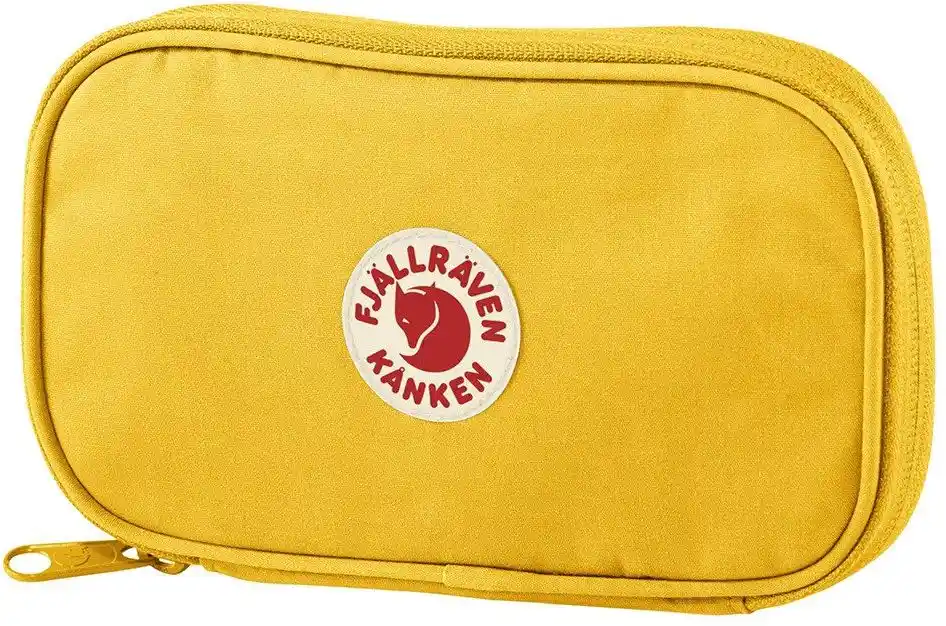 Fjallraven Portfel Kanken Travel Wallet warm yellow