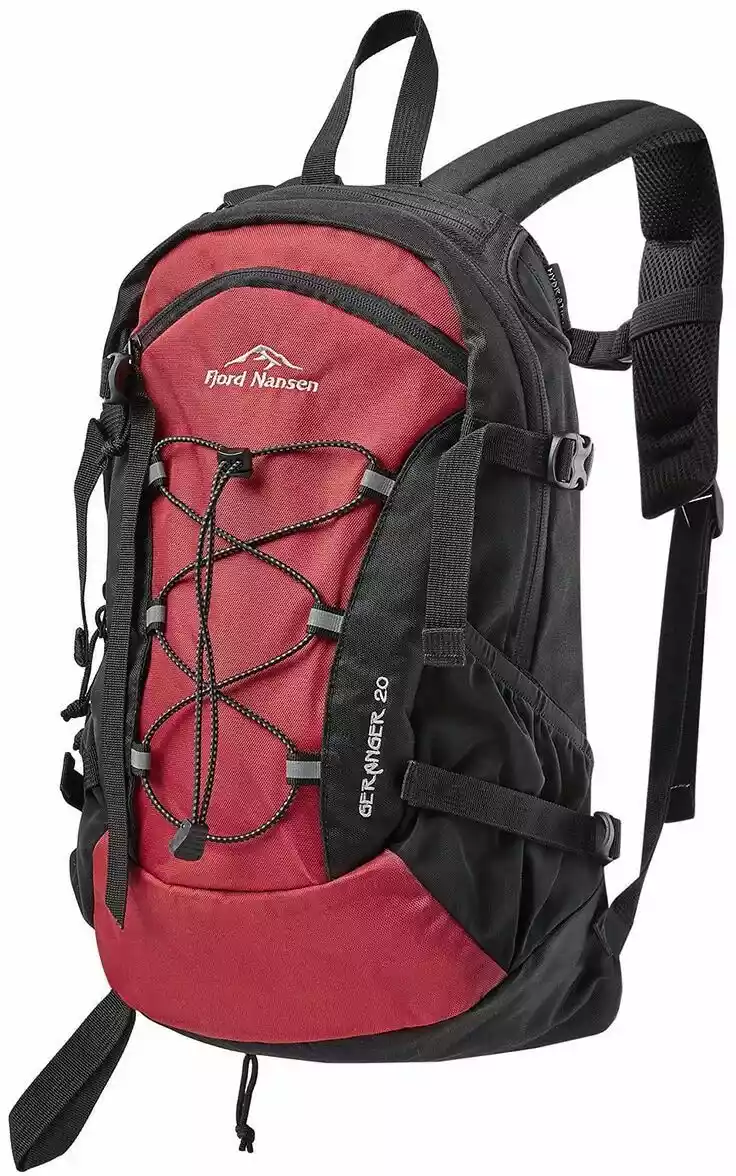 Fjord Nansen plecak Geranger Solid 20L Red/Black