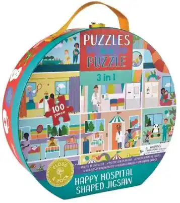 Floss & Rock Szczęśliwy Szpital Puzzle w Pudełku 100 elementów