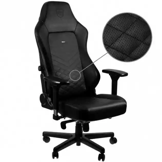 Fotel gamingowy Noblechairs HERO do 150kg Skóra ECO Czarny