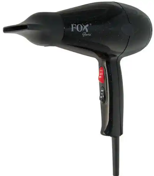 Fox Gloria Black Hairdryer Suszarka z jonizacją czarna 2000W