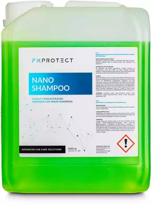 Fx Protect Nano Shampoo - szampon samochodowy z kwarcem SiO2 pH Neutral 5L