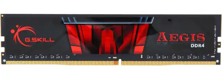 G.skill Aegis DDR4 16GB 2666 CL19 Czarno-czerwony Pamięć RAM F4-2666C19S-16GIS