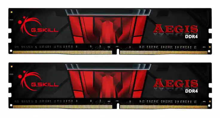 G.skill Aegis DDR4 32GB 2 x 16GB 3200 CL16 Czarny Pamięć RAM F4-3200C16D-32GIS