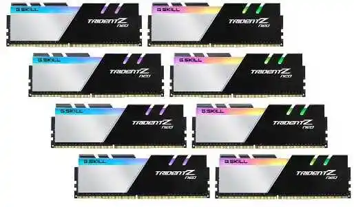 G.skill Trident Z Neo DDR4 64GB 8 x 8GB 3600 CL14 Czarno-srebrny Pamięć RAM F4-3600C14Q2-64GTZNB