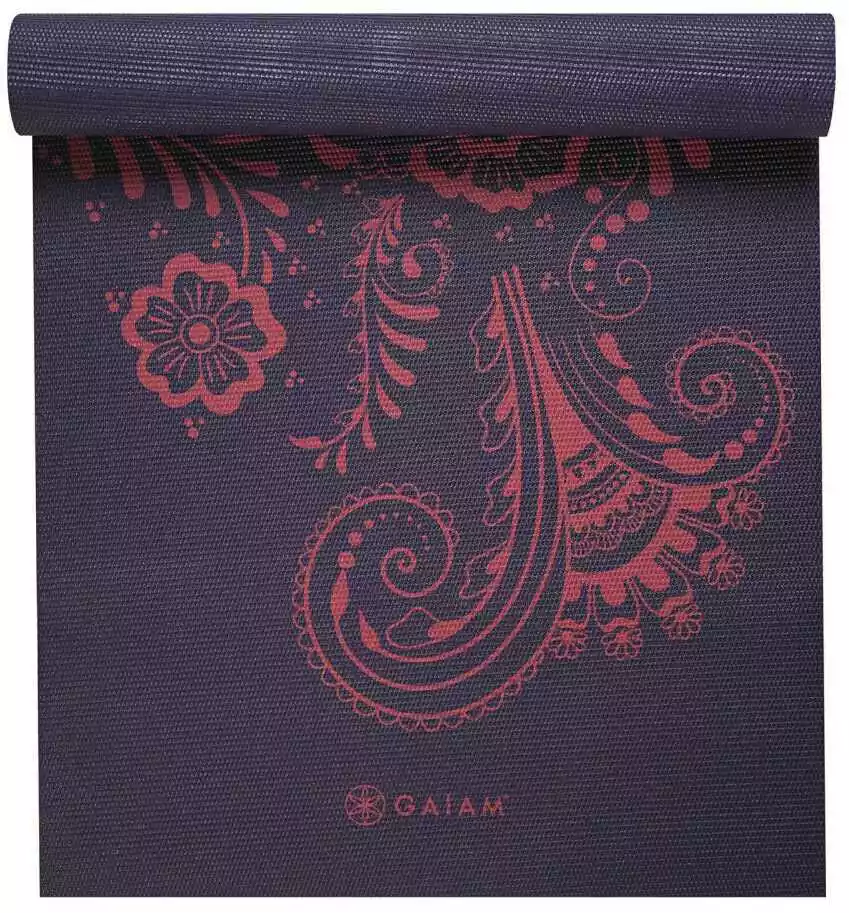 Gaiam Mata Do Jogi Premium Aubergine Swirl 6 mm 62892