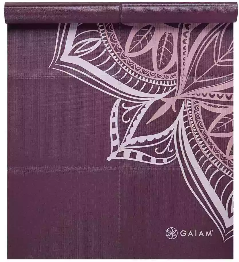 Gaiam Składana mata do jogi Cranberry 2 mm 63640