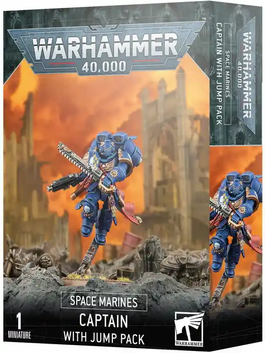 Games Workshop Space Marines: Captain With Jump Pack