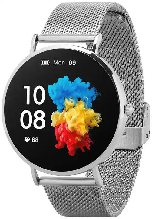 Garett Smartwatch Verona Srebrny Stalowy