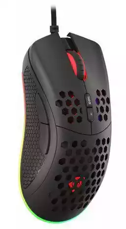 Genesis Mysz przewodowa Krypton 550 optyczna Gaming 8000DPI RGB czarna