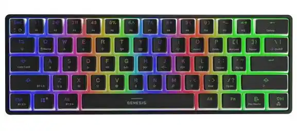 Genesis Thor 660 RGB Gateron Red Czarny Klawiatura mechaniczna