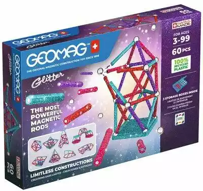 GEOMAG Klocki magnetyczne Glitter Recycled G536