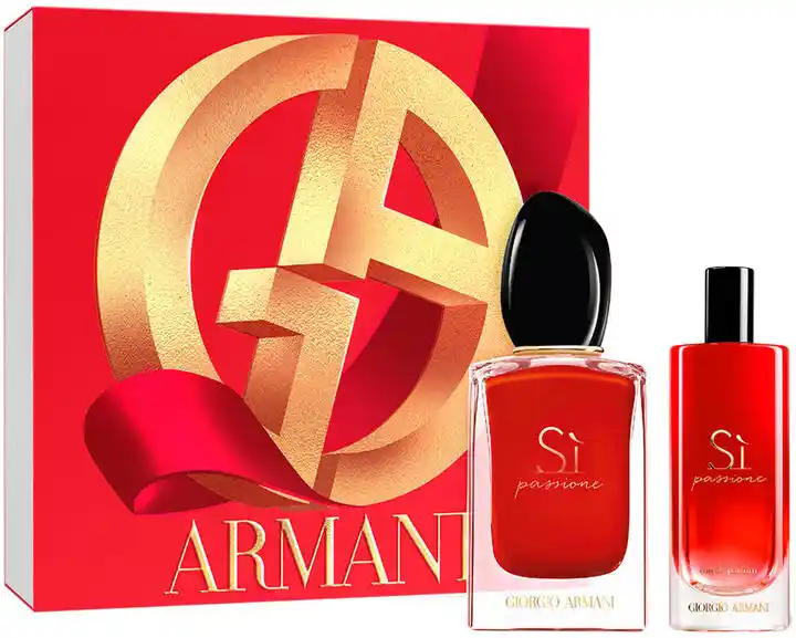 Giorgio Armani Si Passione zestaw - woda perfumowana 50 ml + woda perfumowana 15 ml