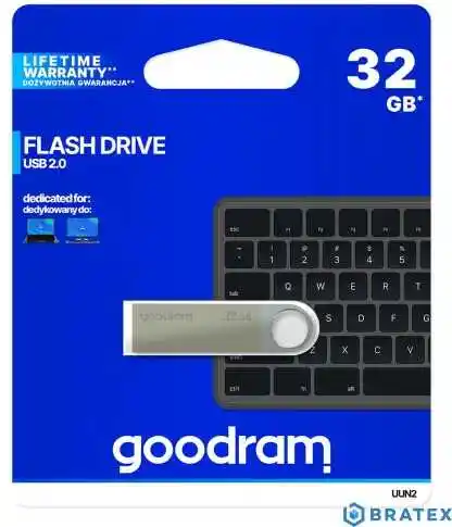 Goodram Pendrive 32GB UUN2 USB 2.0 Silver