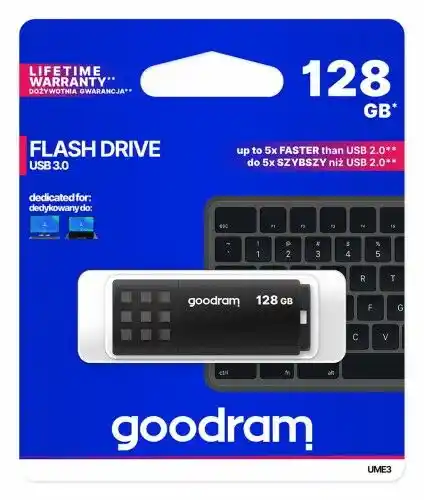 Goodram Pendrive UME3 128GB USB 3.0 Black