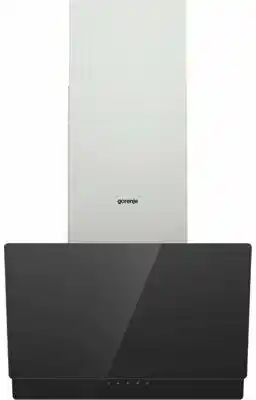 Gorenje Okap przyścienny WHI649EXBG czarny komin stal nierdzewna