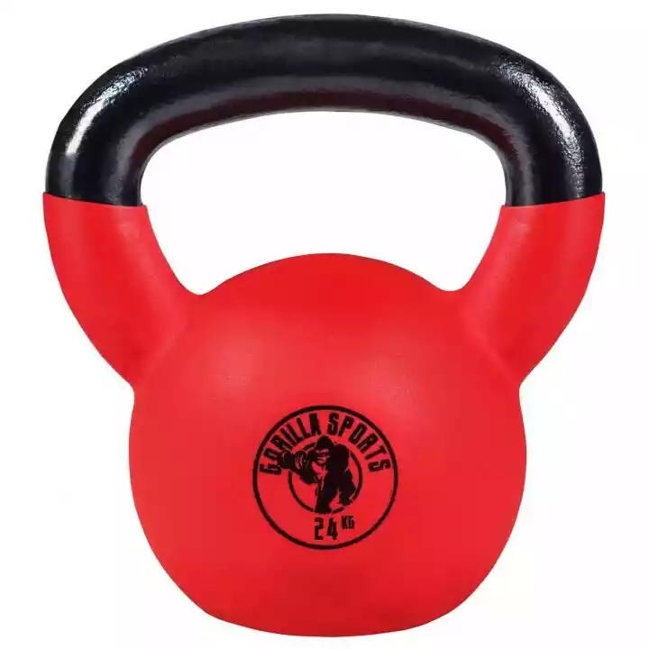 Gorilla Sports 24 kg Kettlebell gumowany