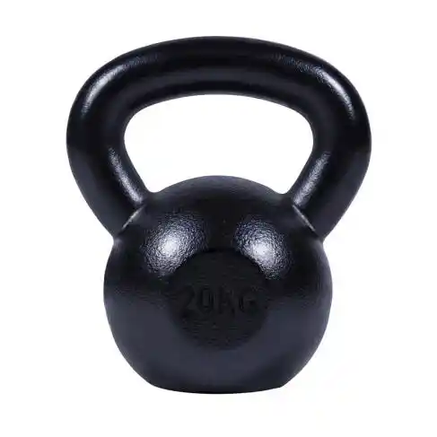 Gorilla Sports Kettlebell żeliwny czarny 20kg