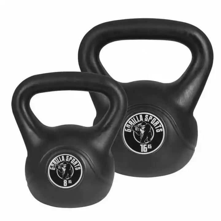 Gorilla Sports Zestaw Kettlebell 24 kg 8 i 16kg.