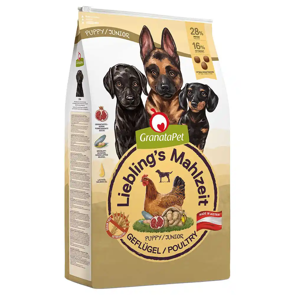 Granatapet Lieblings Mahlzeit Junior, drób - 10 kg